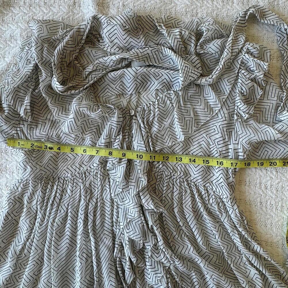 Zimmermann Elegant Ruffle Tunic Blouse Size 1 US Size 6 - Picture 5 of 9